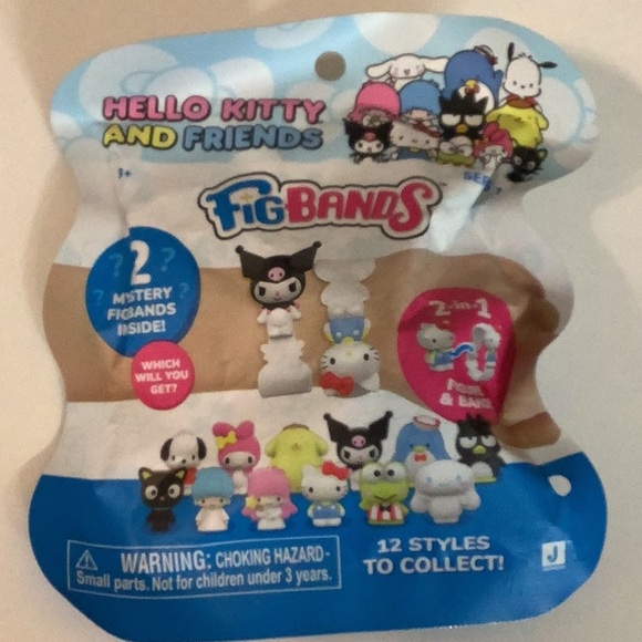 2pks Hello Kitty And Friends Series 1 Fig Bands. New In Sealed Packages - Picture 1 of 2